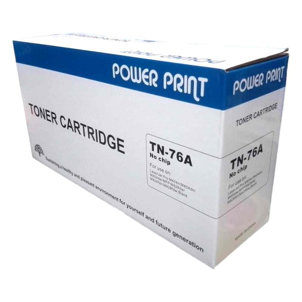 Power Print TN-76A (Without Chip) Laser Toner Cartridge