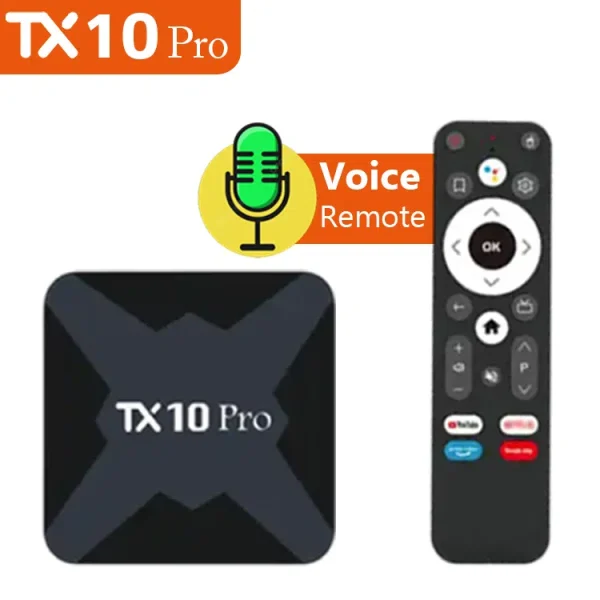 TX10 Pro 8K Android TV Box With Voice Control Remote