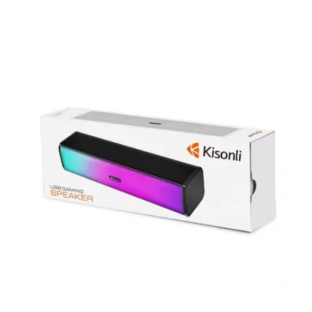 Kisonli I-630 Bluetooth Speaker Portable Wireless USB Sound Bar with BT RGB light Speaker